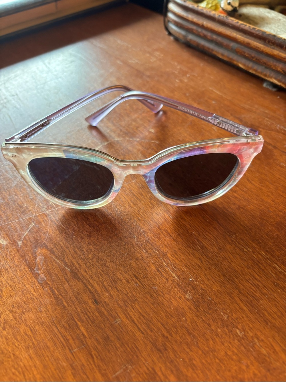 Prive Revaux "The Kiki" Polarized Sunglasses in the Rainbow Tie Dye colorway